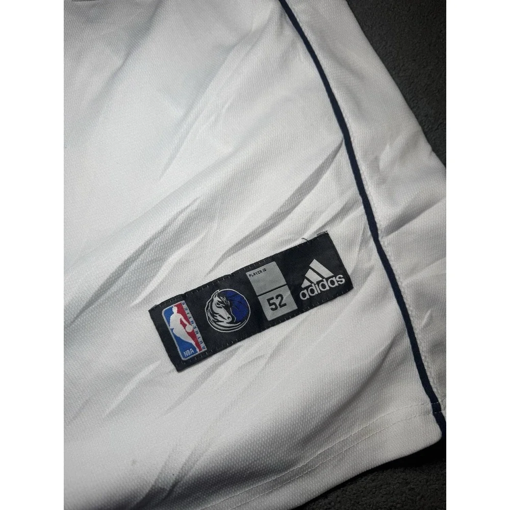 Adidas Dallas Mavericks Dirk Nowitzki #41 Jersey Size 52 NBA White